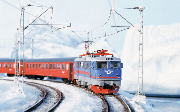 Skandinavien Eismeer Zug