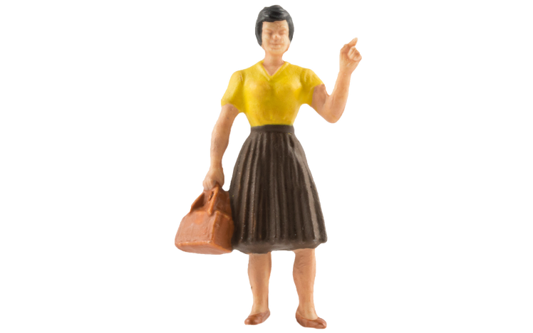 Preiser Aufzeigende Frau